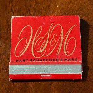 Vintage Matchbook Hart Schaffner Marx Miller Bros Newton WJ Wichland Keene NH